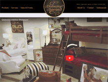 Tablet Screenshot of distinctive-interiors.com